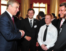 Duke of York presents outstanding achievement awards
