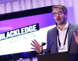 Ben Blackledge presenting