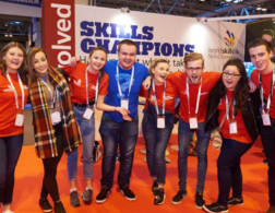 skills champions standing together