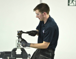Gary Doyle using tools