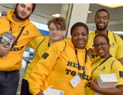 volunteers at worldskills uk