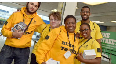 volunteers at worldskills uk