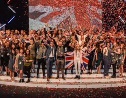 TeamUK showered in confetti