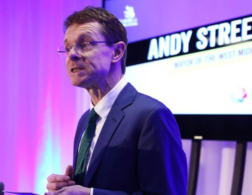 Andy Street presenting