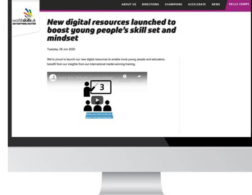 digital resources on a computer