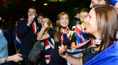 Photo of competitors with medals at WorldSkills Sao Paulo 2015