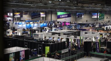 zoomed out aerial shot of worldskills uk live