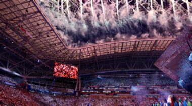 Photo of opening ceremony WorldSkills Kazan 2019