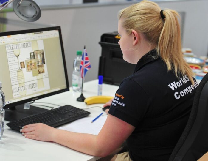 Photo of competitor at WorldSkills Leipzig 2013