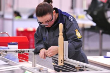 Photo of competitor at WorldSkills London 2011