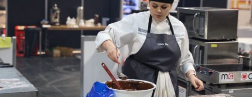Young person competing in Confectionery & Patisserie competition