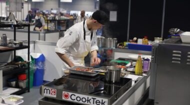 Young person competing in Culinary Arts competition