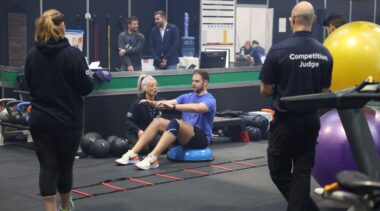 Young person competing in Fitness Trainer Personal Trainer competition