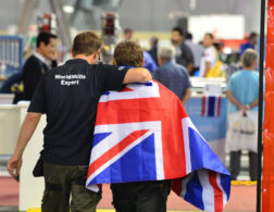 Photo of Frazer Minskip at a WorldSkills competition