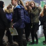 young people queueing at worldskills uk live