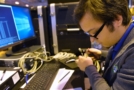 Young person competing in Network Infrastructure Technician competition