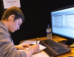 Young person competing in Network Systems Administrator competition