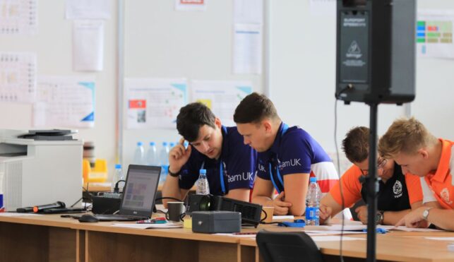 Photo of young competitors at WorldSkills