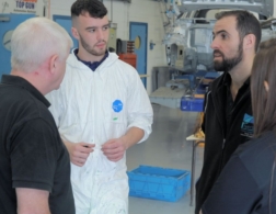 apprentices having a discussion