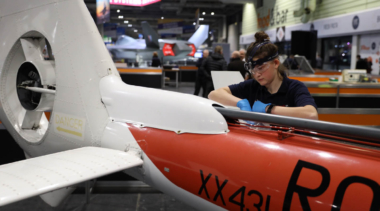 Young person competing in Aeronautical Engineering Mechanical competition