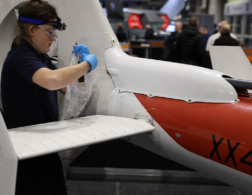 Young person competing in Aeronautical Engineering Mechanical competition