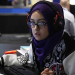 Young person competing in Building Information Modelling competition