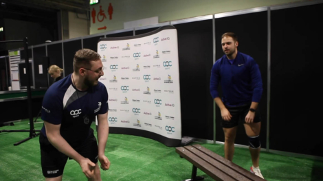 Young person competing in Fitness Trainer Personal Trainer competition