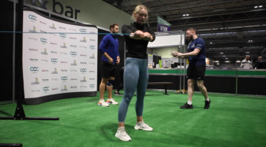 Young person competing in Fitness Trainer Personal Trainer competition