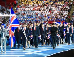 Photo of opening ceremony WorldSkills Kazan 2019