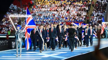 Photo of opening ceremony WorldSkills Kazan 2019