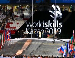 Photo of opening ceremony WorldSkills Kazan 2019