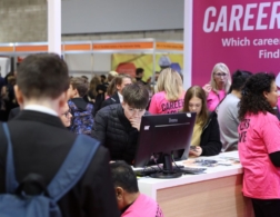 careers advice stand at worldskills uk live