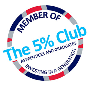 5% club logo