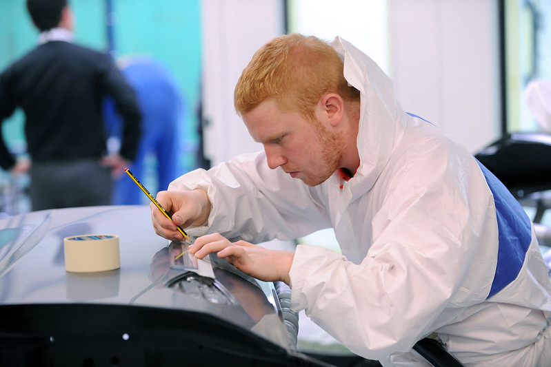 Ben taking part in WorldSkills Competition