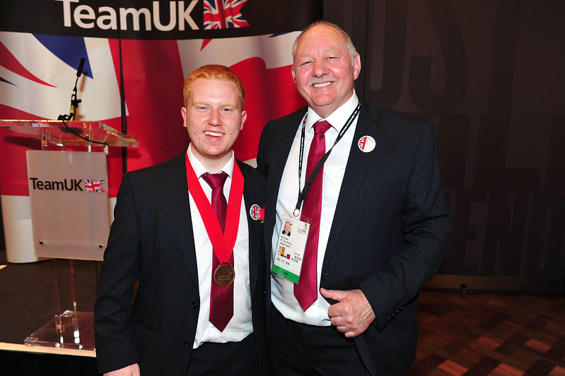 Ben Eaton with Bronze Medal