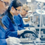 Photo of Industrial electronic female workers