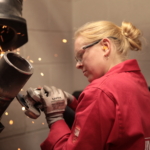 Competitor in uniform welding metal