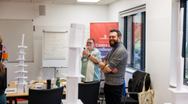 WorldSkills UK workshop participants taking part in a skills development session.